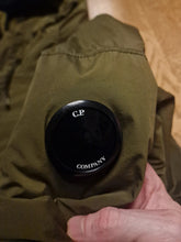Load image into Gallery viewer, C.P Company Green Quilted Nycra Fishtail Parka