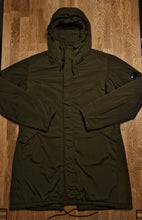 Load image into Gallery viewer, C.P Company Green Quilted Nycra Fishtail Parka