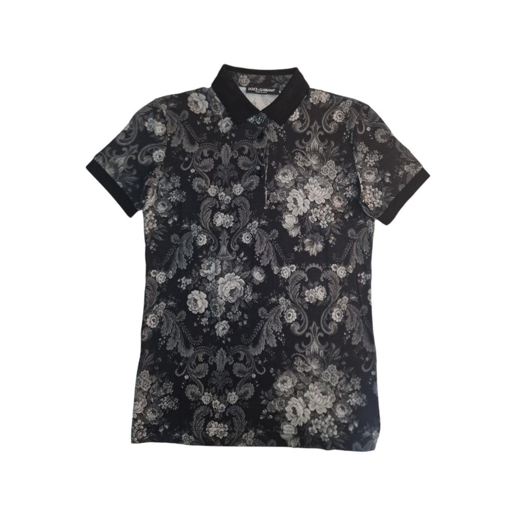 Dolce & Gabbana Women's Floral Polo T-shirt