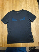 Load image into Gallery viewer, Fendi Navy Sequin Bug Eyes Tshirt
