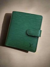 Load image into Gallery viewer, Louis Vuitton Green Epi Leather wallet
