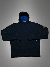 Load image into Gallery viewer, Stone Island Navy Soft Shell-R Coat
