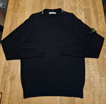 Load image into Gallery viewer, Stone Island Black Knit Jumper
