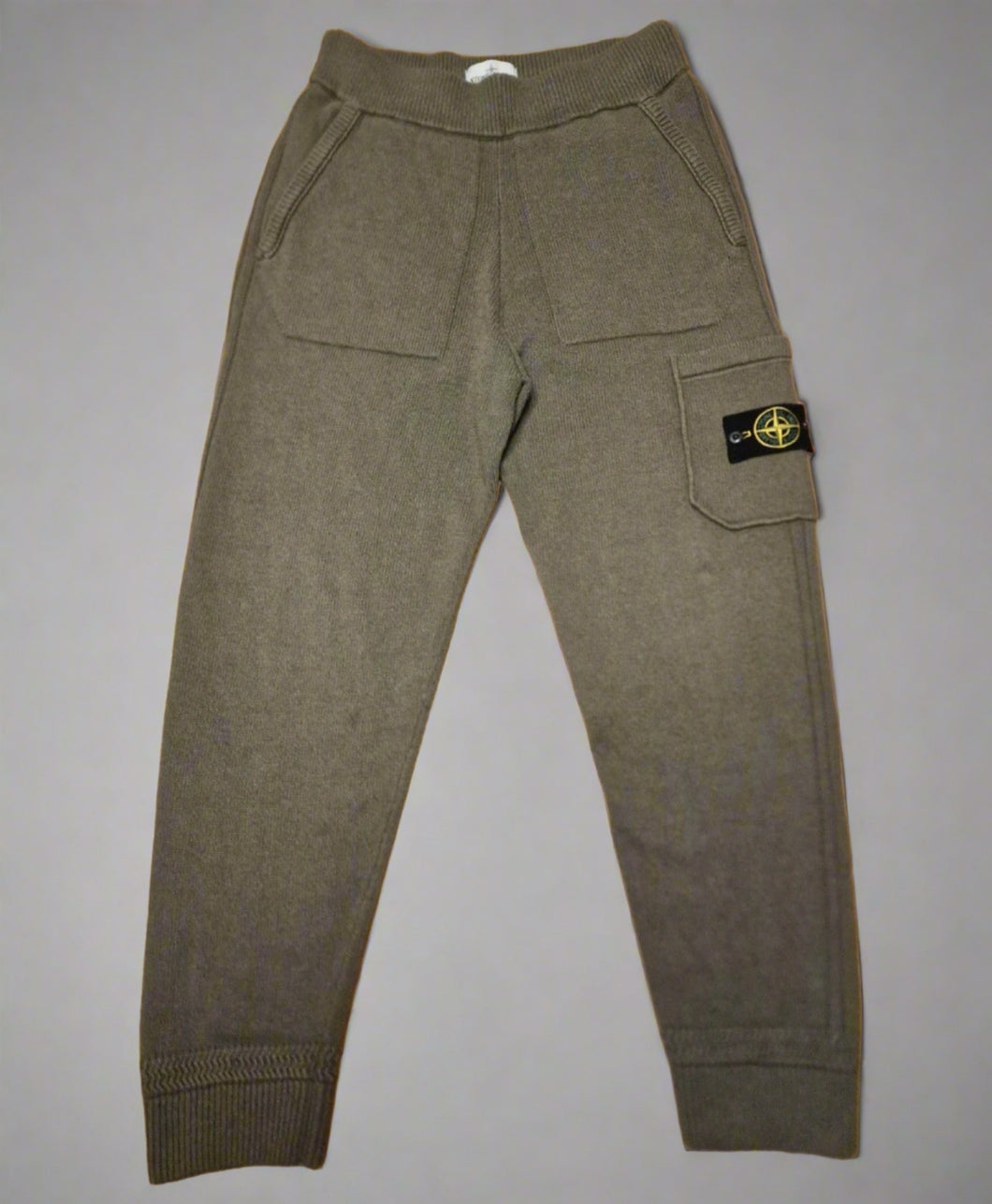 Stone Island Khaki Knit joggers