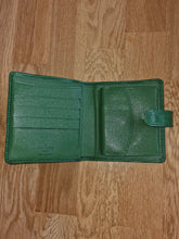 Load image into Gallery viewer, Louis Vuitton Green Epi Leather wallet
