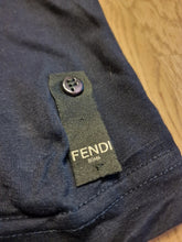 Load image into Gallery viewer, Fendi Navy Sequin Bug Eyes Tshirt
