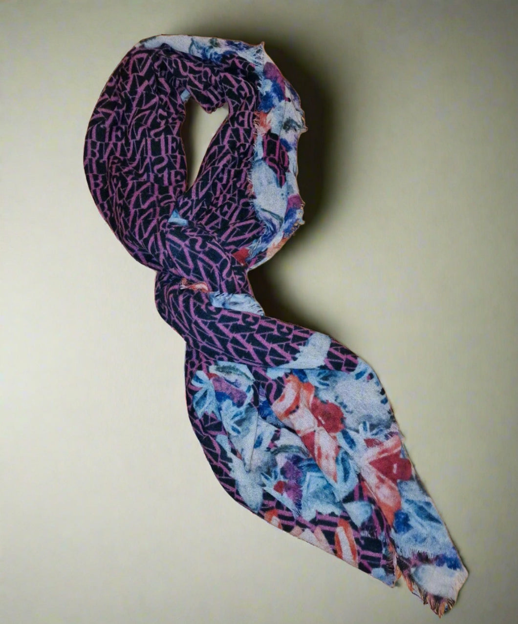 Versace Jeans Floral Scarf