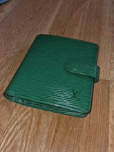 Load image into Gallery viewer, Louis Vuitton Green Epi Leather wallet
