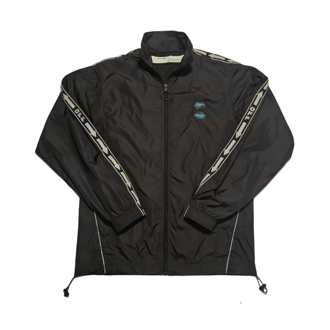 Off-White Black Nylon Track Jacket