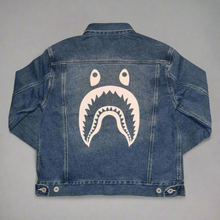 Load image into Gallery viewer, A Bathing Ape Shark Denim Jacket
