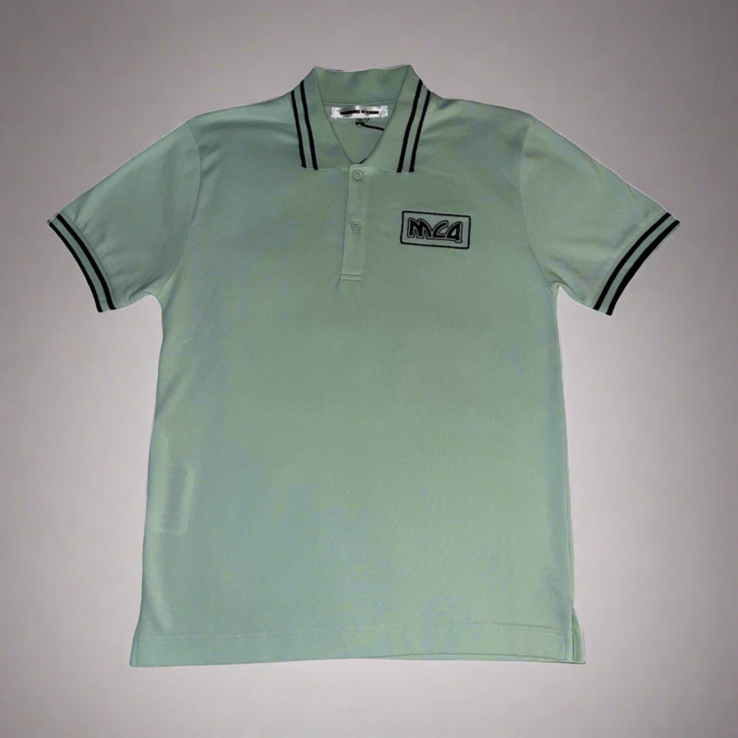 Alexander McQueen ‘MCQ’ Mint Green Polo Shirt