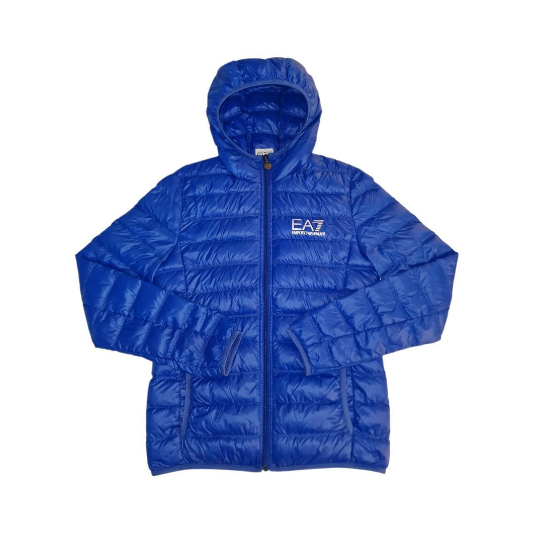 Ea7 blue deals coat