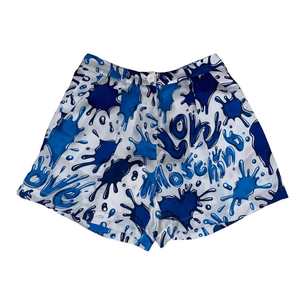 Love Moschino Splash Viscose Shorts