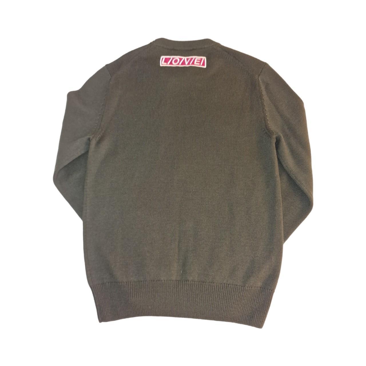 Dolce & Gabbana Army Green Patch Knit Sweater – Salutem et Divitiae