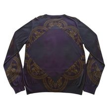 Load image into Gallery viewer, Gianni Versace Dark Blue &amp; Green Pattern Sweatshirt
